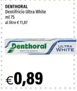 Hurrà Dentifricio Ultra White Denthoral offerta