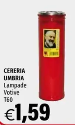Hurrà Cereria Umbria Lampade Votive T60 offerta