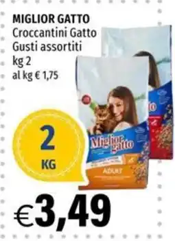 Hurrà Crocchettini Gatto Gusti assortiti Miglior Gatto offerta