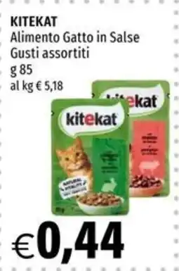 Hurrà Kitekat Alimento Gatto in Salse offerta