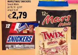Hurrà Mars/Twix/Snickers Snack Minis offerta