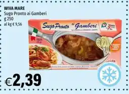 Hurrà Wiva Mare Sugo Pronto ai Gamberi offerta