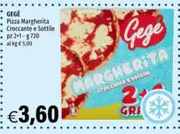 Hurrà Pizza Margherita Gege offerta