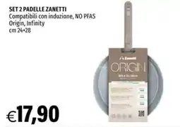 Hurrà Set 2 padelle Zanetti Origin offerta