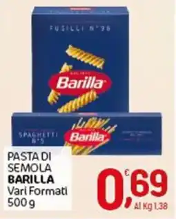 Crai Pasta di semola Barilla offerta