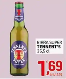 Crai Birra super Tennent's offerta