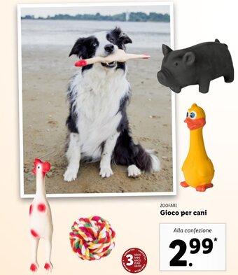 Lidl Zoofari Gioco per cani offerta