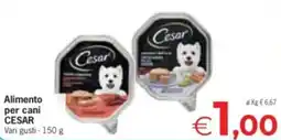 Despar Alimento per cani CESAR offerta