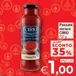 Despar Passata verace Cirio offerta