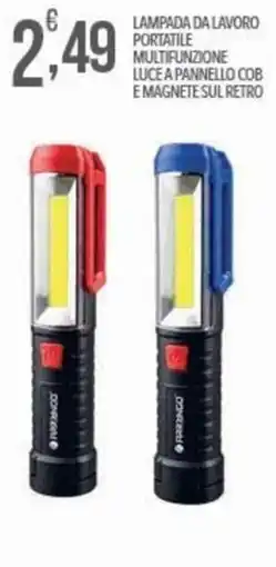 Iper Romagnolo Lampada da lavoro portatile multifunzione offerta