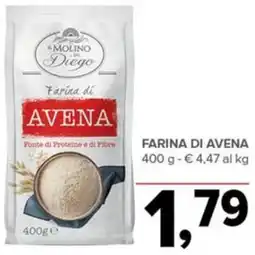 Todis Farina di Avena del Molino di Diego offerta