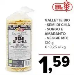 Todis Bio Gallette con semi di chia offerta