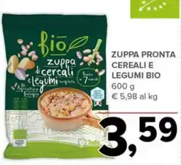 Todis Zuppa di cereali e legumi bio offerta