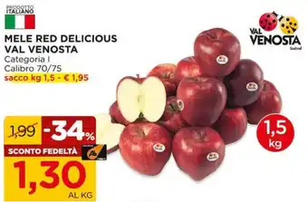 Mele Red Delicious Val Venosta