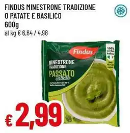 Famila Superstore Findus minestrone tradizione passato delicato offerta