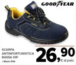 Todis Goodyear scarpa antinfortunistica bassa s1p offerta