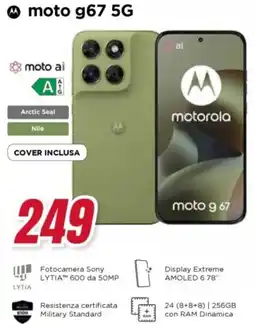 Trony moto g67 5G offerta