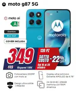 Trony moto g87 5G offerta