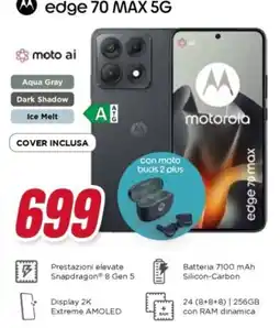 Trony motorola edge 70 MAX 5G offerta