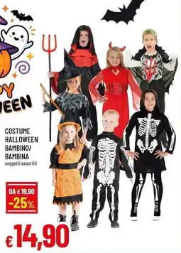 Famila Superstore Costume Halloween Bambino/Bambina offerta