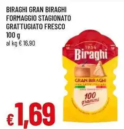 Famila Superstore Biraghi Gran Biraghi formaggio stagionato grattugiato fresco offerta