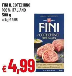 Famila Superstore Fini il cotechino offerta