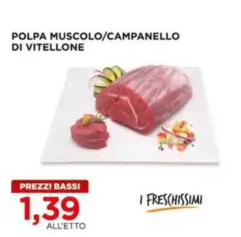 Polpa muscolo/campanello di vitellone