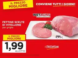 Alì Supermercati Fettine scelte di vitellone per griglia Wetaging offerta