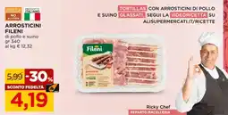 Alì Supermercati Fileni Arrosticini di pollo e suino offerta