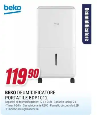Beko deumidificatore portatile