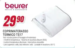 Trony Beurer coprimaterasso termico TS17 offerta