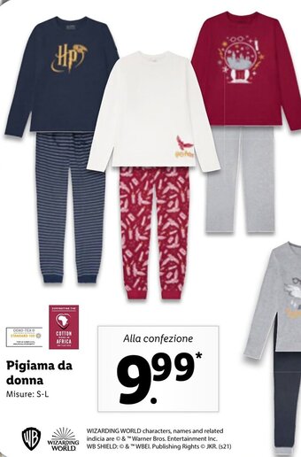 Lidl Pigiama da donna S-L offerta