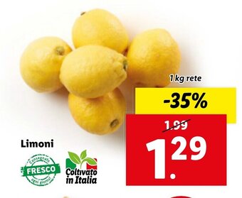 Lidl Limoni 1kg offerta