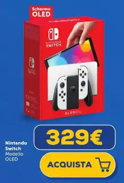 Euronics Nintendo Switch Modello OLED offerta