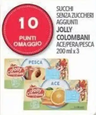 Succhi senza zuccheri aggiunti Jolly Colombani