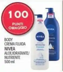 Iper Romagnolo Body crema fluida Nivea aloe/idratante/nutriente offerta