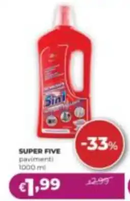 La Saponeria Super Five pavimenti offerta