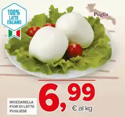 Todis Mozzarella fior di latte pugliese offerta