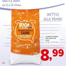 Todis Rico Cane crocchette ricche in carni offerta