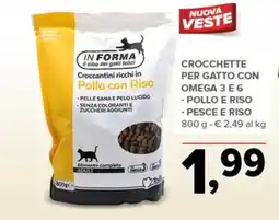 Todis In Forma Croccantini ricchi in Pollo con Riso offerta