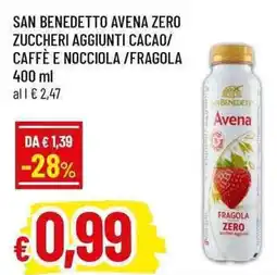 Famila Superstore San Benedetto Avena Zero offerta