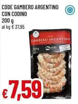 Famila Superstore Gambero argentino con codino offerta