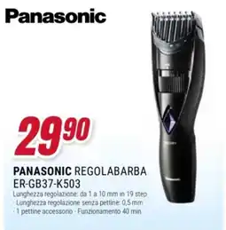 Trony Panasonic regolabarba offerta