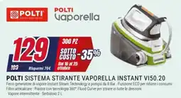 Trony Polti sistema stirante vaporella instant vi50.20 offerta