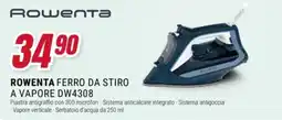 Trony Rowenta ferro da stiro a vapore offerta