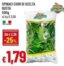 Famila Superstore Spinaci cuor di scelta offerta