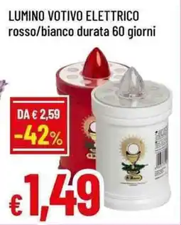 Famila Superstore Lumino votivo elettrico offerta