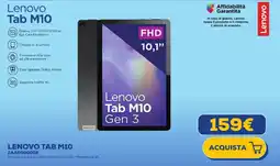 Euronics Lenovo Tab M10 offerta