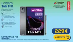 Euronics Lenovo Tab M11 offerta