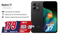 Trony Redmi 17 offerta